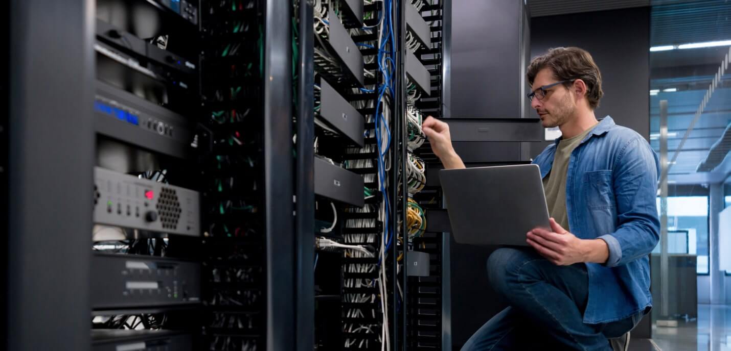 technician providing IT professional services