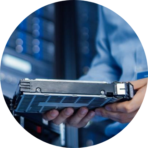 Technician helping with IMAC services